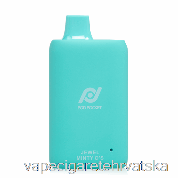 Vape Hrvatska Pod Pocket 7500 0% Zero Nicotine Disposable Jewel Minty O's